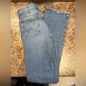 Wrangler Blue Boot Cut Jeans extra long